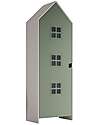 Jaxx Armadio Casami Bruges - Verde - 1 Anta - 57,6 x 37 x 171,5 - MDF Armadi