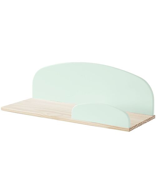 Jaxx Mensola Kiddy - Verde Menta - 65 cm - Legno di Pino Massiccio e MDF Mensole