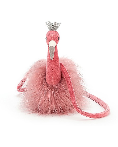 JellyCat Borsa Bimba a Tracolla Fenicottero - Divertente e pratica! Marsupi