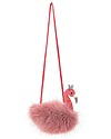 JellyCat Borsa Bimba a Tracolla Fenicottero - Divertente e pratica! Marsupi