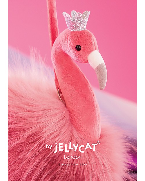 JellyCat Borsa Bimba a Tracolla Fenicottero - Divertente e pratica! Marsupi