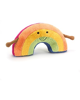 JellyCat Peluche Arcobaleno - 32 cm Lunghezza - Soffice e Colorato! Peluche