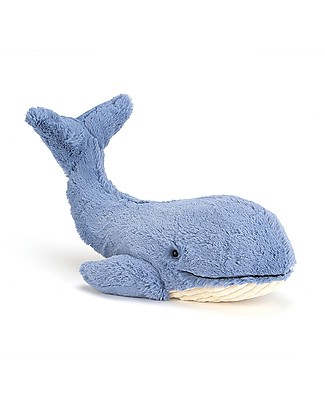 JellyCat Peluche Balena Wilbur Whale Small, 13 cm - Adorabile! Peluche