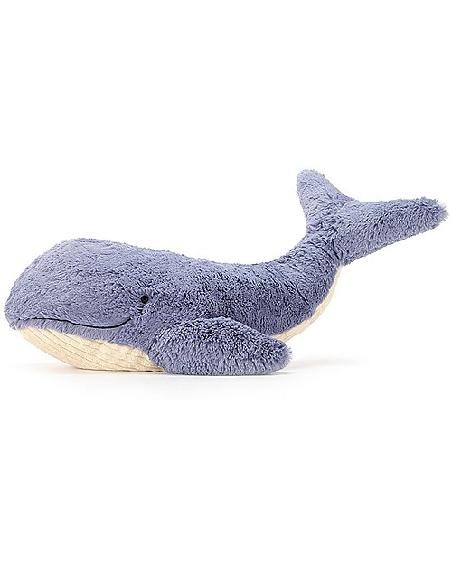 JellyCat Peluche Balena Wilbur Whale Small, 13 cm - Adorabile! Peluche