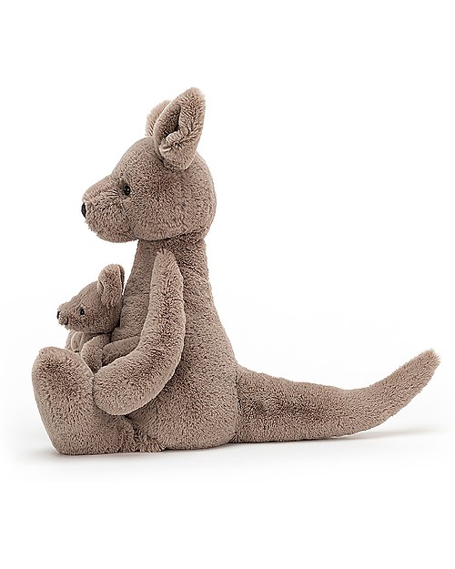 JellyCat Peluche Canguro Kara - 37 cm - Cucciolo Incluso! Peluche
