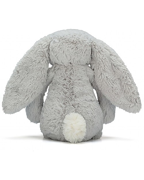 JellyCat Peluche Coniglietto Lunghe Orecchie, Argento (Medium) -  31 cm - Morbidissimo e dolce Peluche