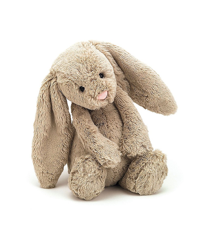 JellyCat Peluche Coniglietto Lunghe Orecchie, Beige (Medium) - 31 cm -  Morbidissimo e dolce unisex (bambini)