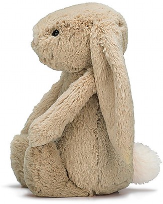 JellyCat Peluche Coniglietto Lunghe Orecchie, Beige (Medium) - 31 cm - Morbidissimo e dolce Peluche