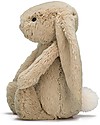 JellyCat Peluche Coniglietto Lunghe Orecchie, Beige (Small) - 18 cm - Morbidissimo e dolce Peluche
