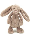 JellyCat Peluche Coniglietto Lunghe Orecchie, Beige (Small) - 18 cm - Morbidissimo e dolce Peluche