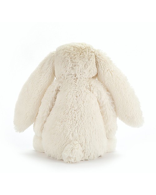 JellyCat Peluche Coniglietto Lunghe Orecchie Luccicanti, Bianco (Medium) - 31 cm - Morbidissimo e dolce Peluche