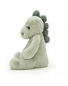 JellyCat Peluche Dinosauro Puffles Dino Small- 19 cm - Morbidissimo e dolce Peluche