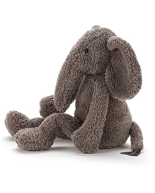 JellyCat Peluche Elefantino Slackajack - 33 cm - Morbidissimo e divertente Peluche