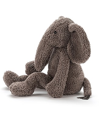 JellyCat Peluche Elefantino Slackajack - 33 cm - Morbidissimo e divertente Peluche