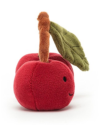 JellyCat Peluche Fabulous Fruit Ciliegie - 9 cm - Ultra-simpatica! Peluche