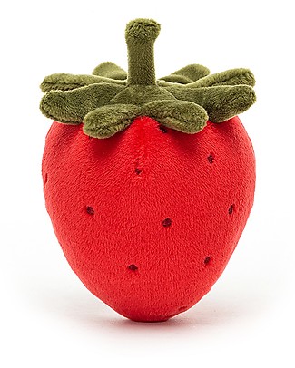 JellyCat Peluche Fabulous Fruit Fragola - 8 cm - Ultra-simpatica! Peluche