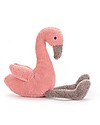 JellyCat Peluche Fenicottero Rosa Slackajack - 33 cm - Morbidissimo e divertente Peluche