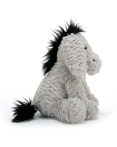 JellyCat Peluche Fuddlewuddle Asinello - 23 cm - Morbidissimo e divertente! Peluche