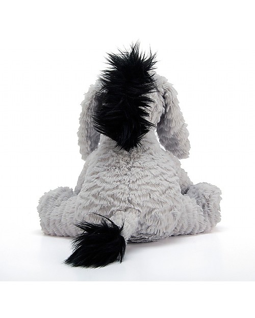 JellyCat Peluche Fuddlewuddle Asinello - 23 cm - Morbidissimo e divertente! Peluche