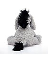 JellyCat Peluche Fuddlewuddle Asinello - 23 cm - Morbidissimo e divertente! Peluche