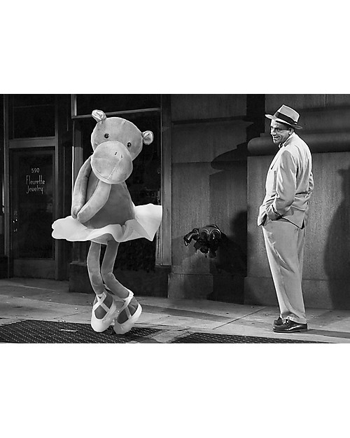 JellyCat Peluche Ippopotamo Ballerino - 23 cm - Morbidissimo e divertente Peluche