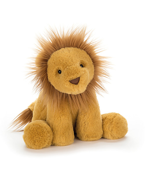 JellyCat Peluche Leone Smudge Lion - 19 cm - Morbido e Coccoloso! Peluche
