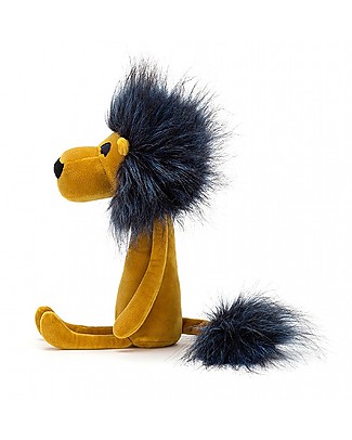 JellyCat Peluche Leone Swellegant Lancelot Lion - 38 cm - Morbidissimo e divertente! Peluche