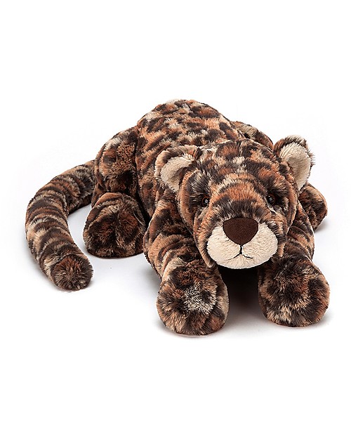 JellyCat Peluche Leopardo Livi Leopard Little - 29 cm - Morbidissimo e divertente! Peluche