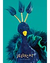 JellyCat Peluche Pavone Electra Plume - 40 cm - Morbidissimo e divertente! Peluche