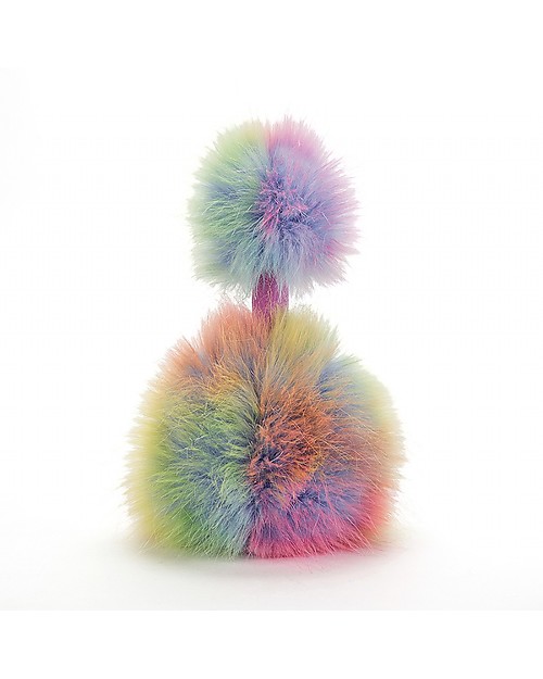 JellyCat Peluche Pompom, Arcobaleno - 33 cm - Originalissimo e morbido Peluche