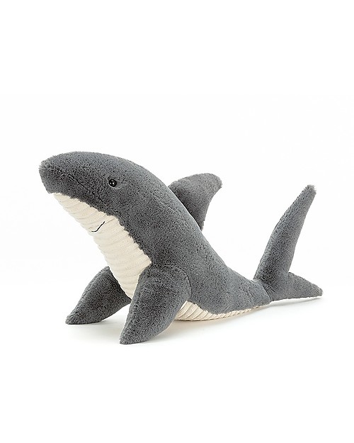 JellyCat Peluche Squalo Shadow Shark - 22 cm - Morbido e Sorridente! Peluche