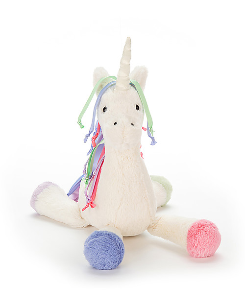 JellyCat Peluche Unicorno Lollopylou - 29 cm - Suona una dolce melodia! Sonagli