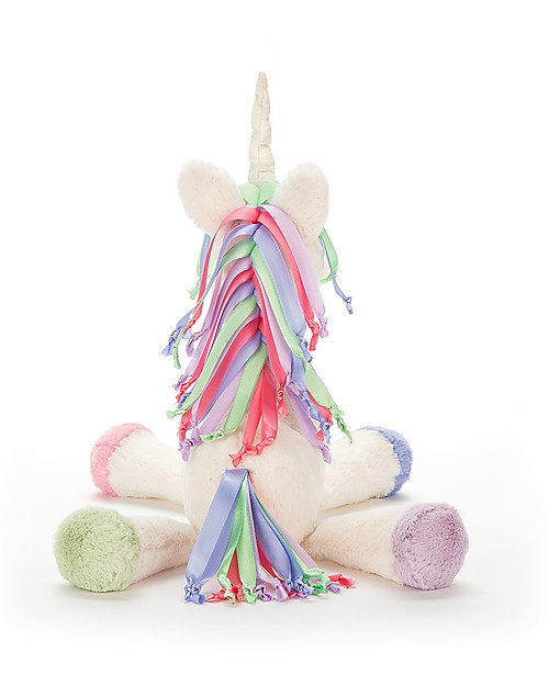 JellyCat Peluche Unicorno Lollopylou - 29 cm - Suona una dolce melodia! Sonagli