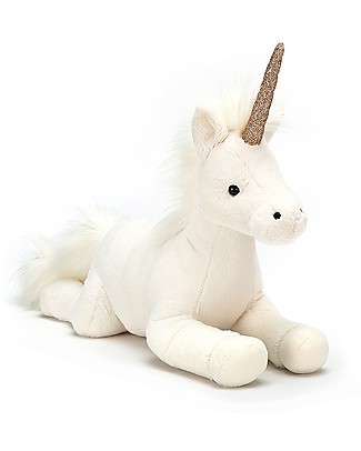 JellyCat Peluche Unicorno Luna - 30 cm - Morbidissimo e dolce Peluche