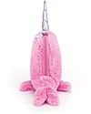 JellyCat Portamonete Balena-Unicorno Seas The Day, Rosa Portamonete