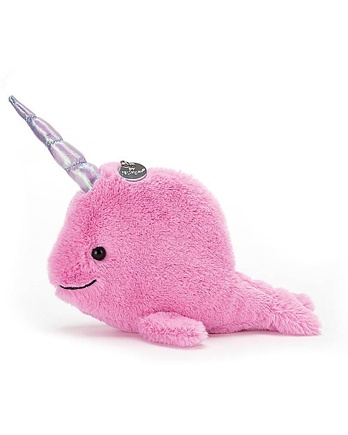 JellyCat Portamonete Balena-Unicorno Seas The Day, Rosa Portamonete