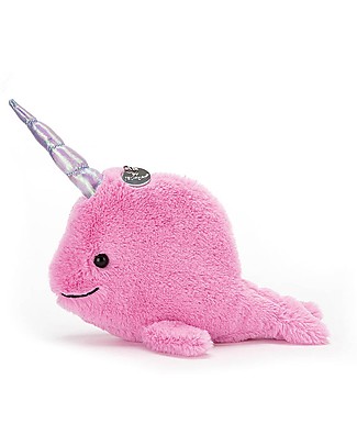 JellyCat Portamonete Balena-Unicorno Seas The Day, Rosa Portamonete