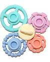 Jellystone Designs Gioco Impilabile e Massaggiagengive - Pastel - Silicone Alimentare Giochi per Neonati_
