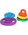 Jellystone Designs Gioco Impilabile e Massaggiagengive - Rainbow - Silicone Alimentare Giochi per Neonati_