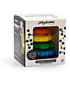 Jellystone Designs Gioco Impilabile e Massaggiagengive - Rainbow - Silicone Alimentare Giochi per Neonati_