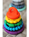 Jellystone Designs Gioco Impilabile e Massaggiagengive - Rainbow - Silicone Alimentare Giochi per Neonati_