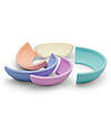 Jellystone Designs Gioco Impilabile - Over the Rainbow - Pastel - Silicone Alimentare Giochi Montessoriani