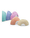 Jellystone Designs Gioco Impilabile - Over the Rainbow - Pastel - Silicone Alimentare Giochi Montessoriani