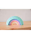 Jellystone Designs Gioco Impilabile - Over the Rainbow - Pastel - Silicone Alimentare Giochi Montessoriani