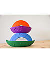 Jellystone Designs Gioco Impilabile - Over the Rainbow - Rainbow - Silicone Alimentare Giochi Montessoriani