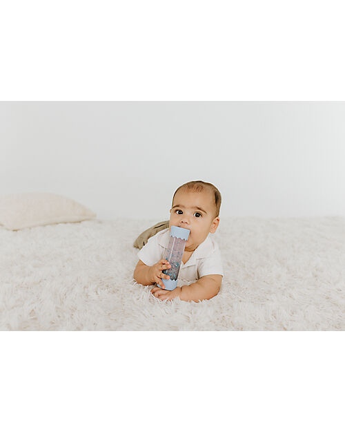 Jellystone Designs Gioco Sensoriale - Baby Calm Down Bottle - Soft Blue - con Glitter Giochi Sensoriali_