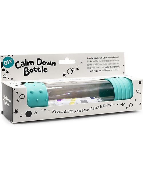 Jellystone Designs Gioco Sensoriale - DIY Calm Down Bottle - Menta - dai 3 Anni Giochi Sensoriali_