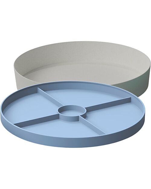 Jellystone Designs Vassoio Sensoriale 2 in 1 - Tray Play - Soft Blue - Fibra di Bambù e Melamina Giochi Sensoriali_