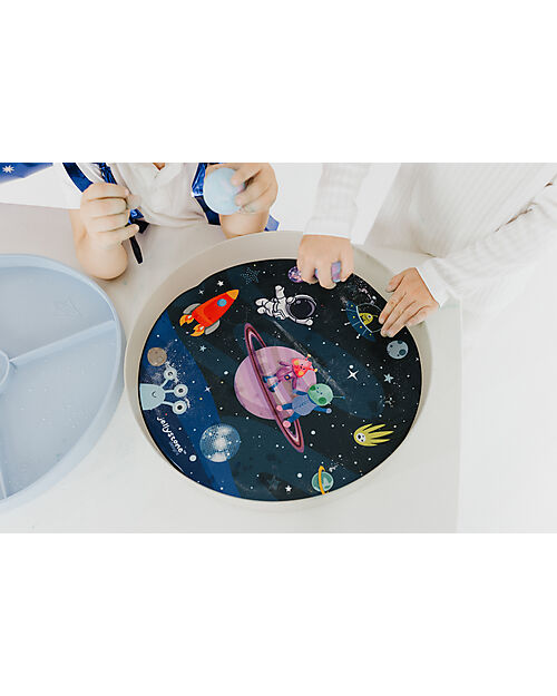 Jellystone Designs Vassoio Sensoriale 2 in 1 - Tray Play - Verde Salvia - Fibra di Bambù e Melamina Giochi Sensoriali_