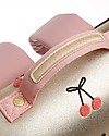 Jeune Premier Zaino Bobbie - Ciliegie Rosa/oro - Inserti in ecopelle! Zaini Asilo